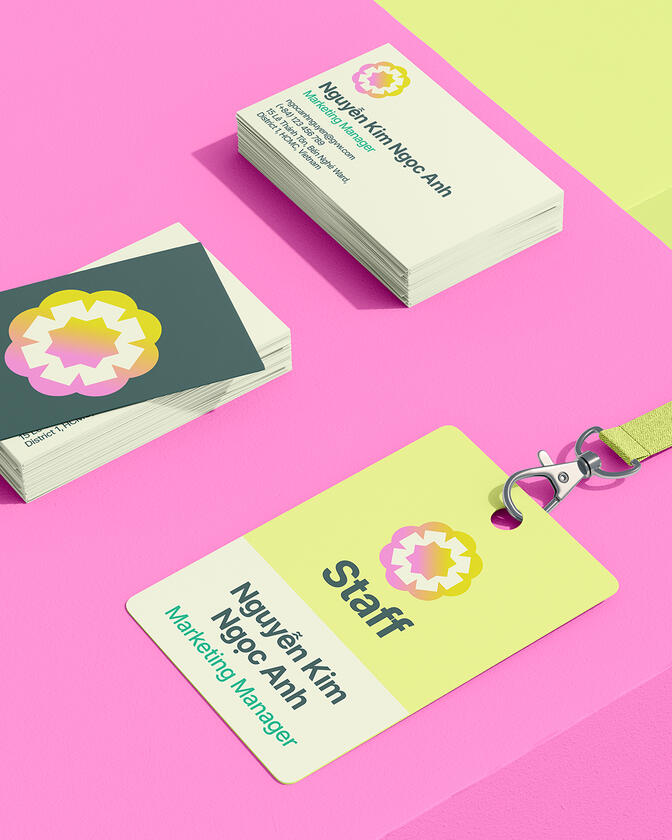 GVW - Stationery, Close Up on Badges and Name Cards