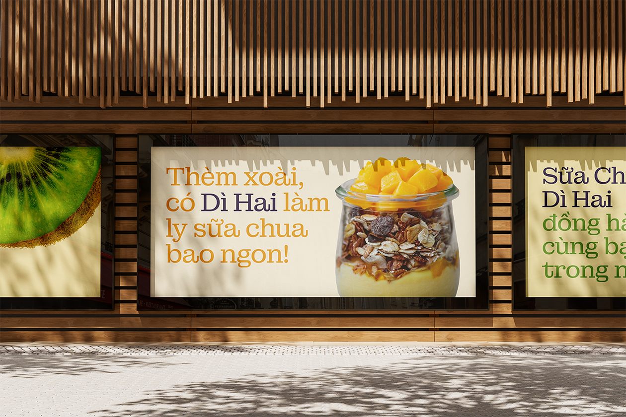 Sua Chua - Billboard 01 - Mango Yogurt