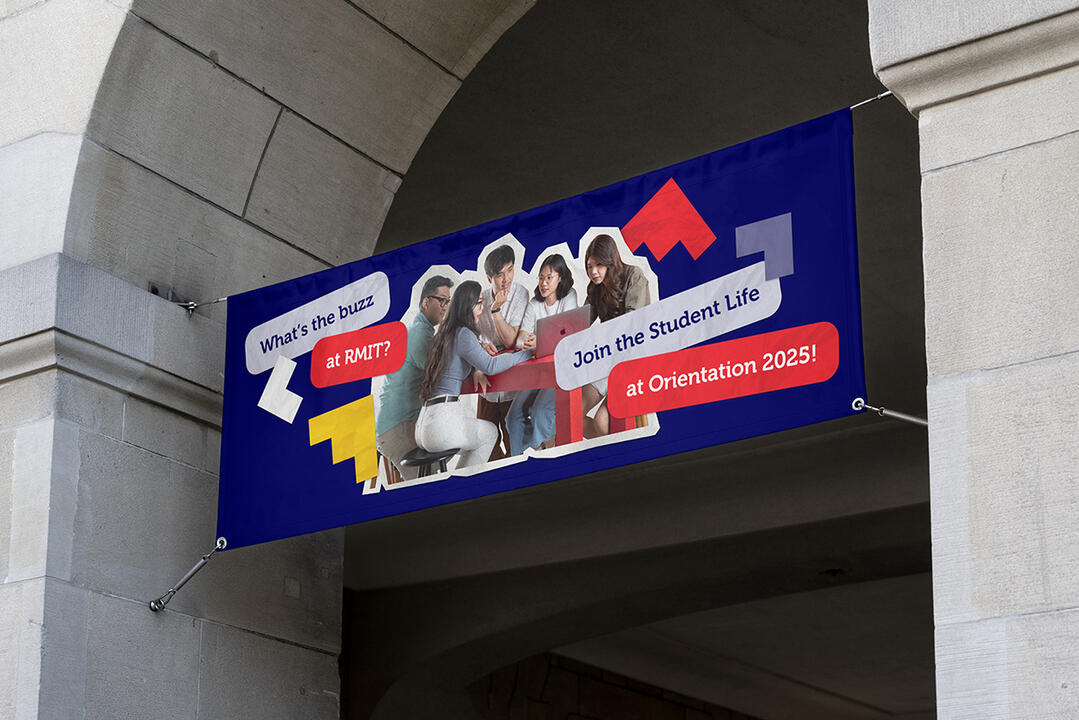 RMIT Orientation 2025 - Welcome Horizontal Banner